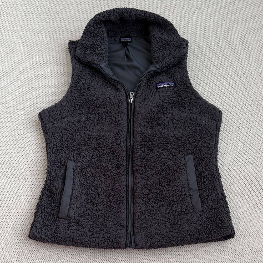Patagonia Fleece Full Zip Vest Gray Size XS